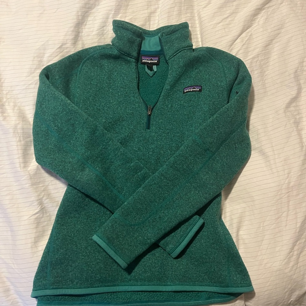 Patagonia Green Quarter-Zip Better Sweater